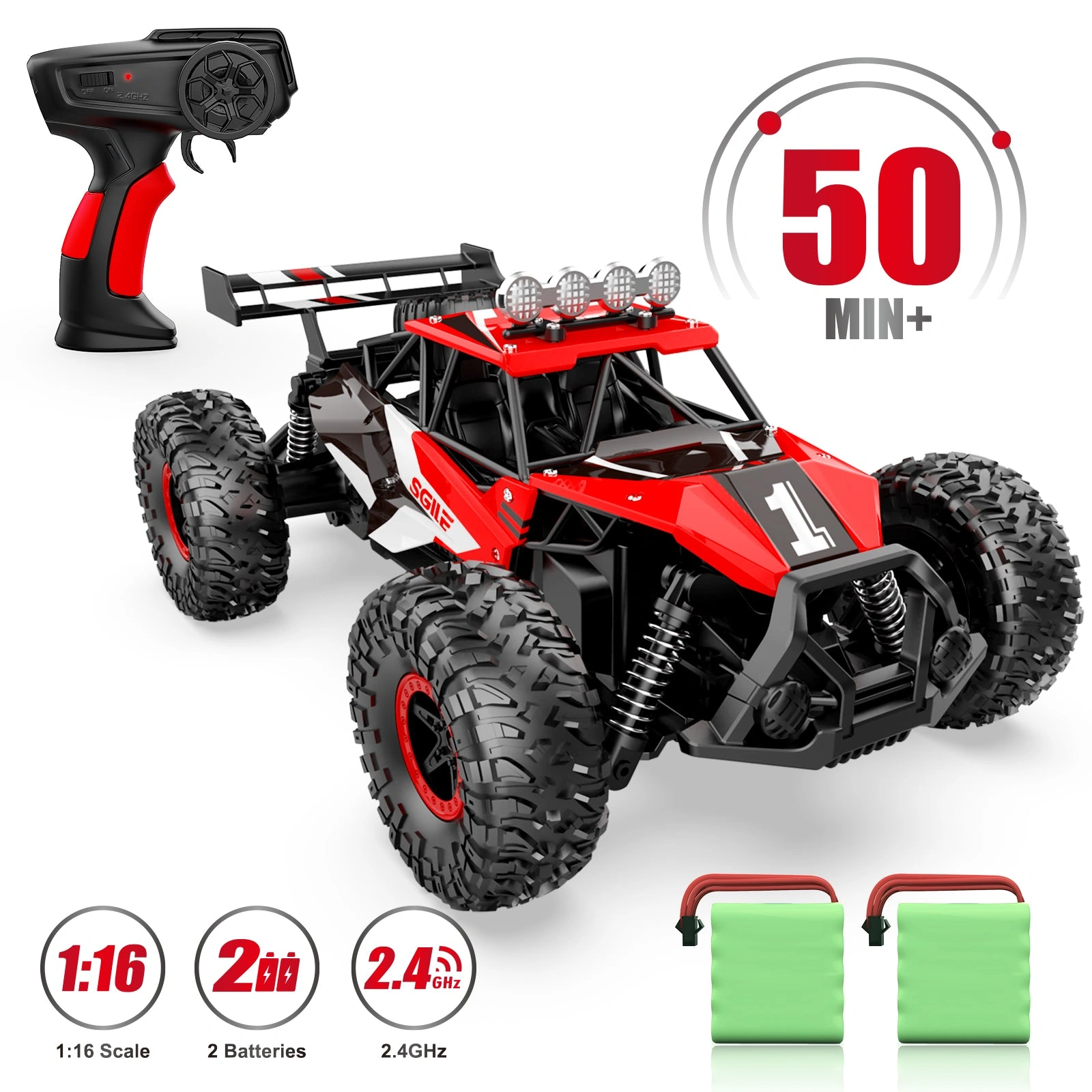 Remote Control Racer Toy 1:16 Scale Speed Machine
